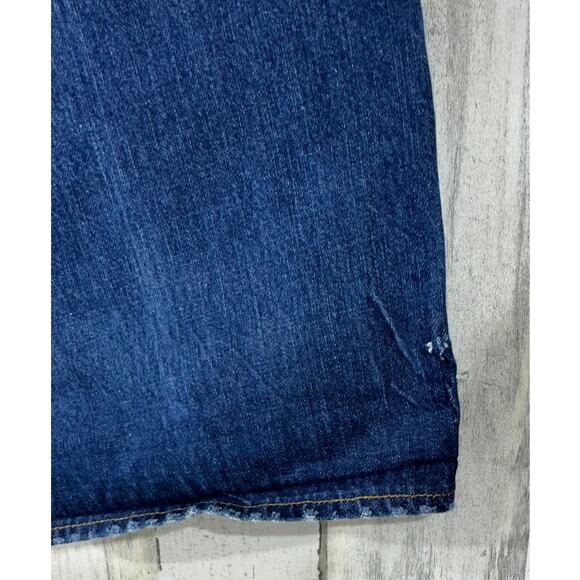 Ralph Lauren Polo Jeans Mens Size 42x32 (41x31.5) Hayden Dark Wash Grinding READ - Picture 14 of 15